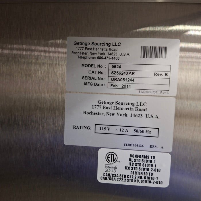 Getinge 5624 Warming Cabinet