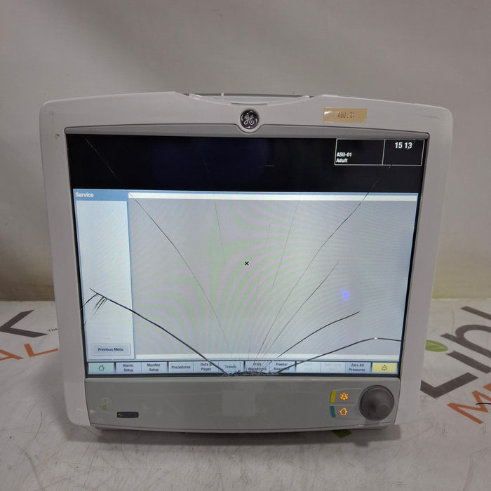 GE Healthcare Carescape B650 Post Anesthesia Care Patient Monitor