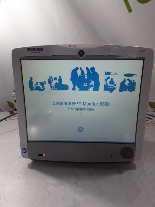 GE Healthcare Carescape B650 Emergency Care Patient Monitor