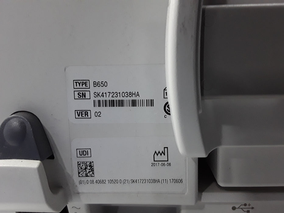 GE Healthcare Carescape B650 Emergency Care Patient Monitor