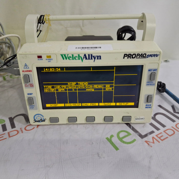 Welch Allyn Propaq Encore 206EL Patient Monitor