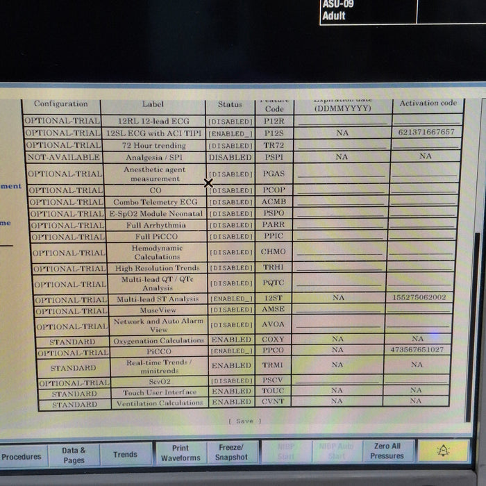 GE Healthcare Carescape B650 Post Anesthesia Care Patient Monitor