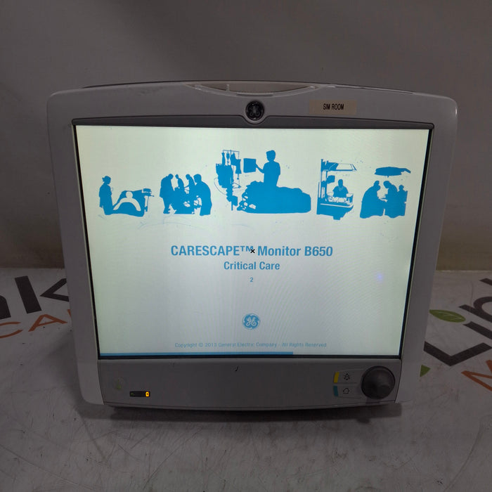 GE Healthcare Carescape B650 Critical Care Patient Monitor