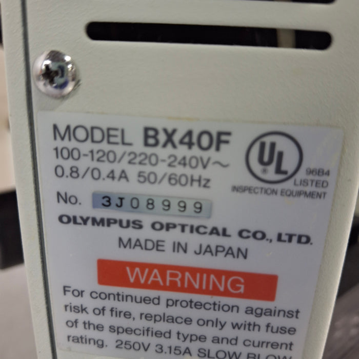 Olympus BX40F Microscope