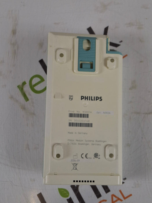 Philips M3001A-A01C06 Fast SpO2, NIBP, ECG, Temp, IBP MMS Module
