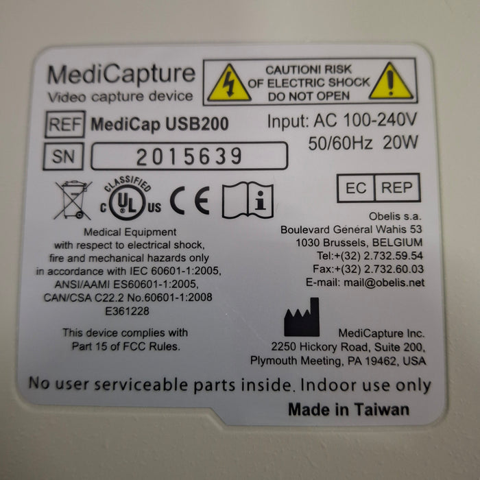 MediCapture MediCap USB200 Video Capture Device