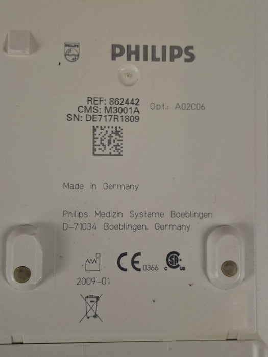 Philips M3001A-A02C06 OxiMax SpO2, NIBP, ECG, Temp, IBP MMS Module