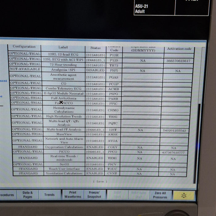 GE Healthcare Carescape B650 Post Anesthesia Care Patient Monitor
