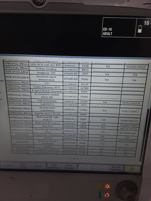 GE Healthcare Carescape B650 Emergency Care Patient Monitor