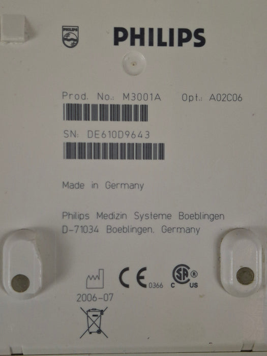 Philips M3001A-A02C06 OxiMax SpO2, NIBP, ECG, Temp, IBP MMS Module