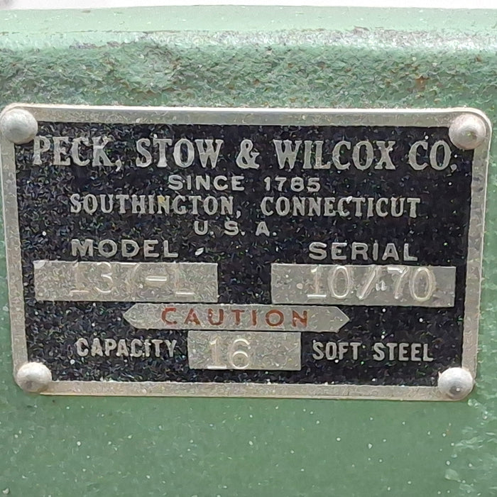 Peck, Stow & Wilcox CO. Model 137-L Foot Shear