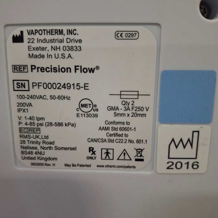 Vapotherm Precision Flow Meter Humidifier