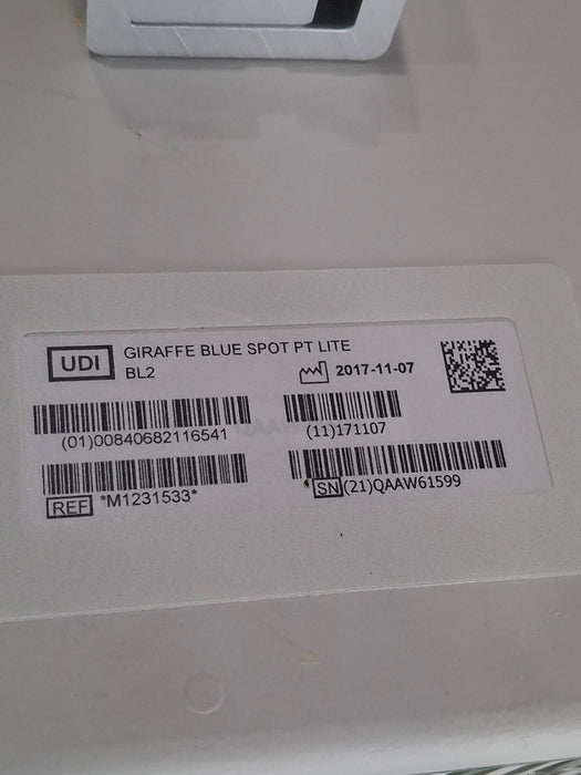 GE Healthcare Giraffe Blue Spot PT Phototherapy System