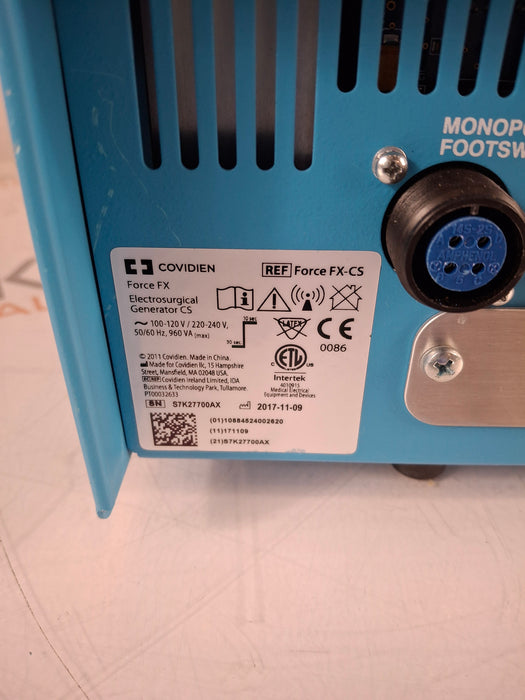 Covidien Force FX-CS Electrosurgical Unit
