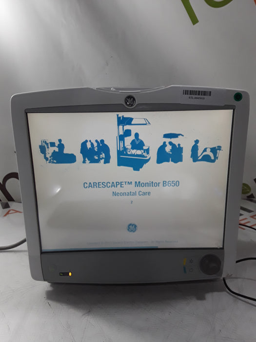 GE Healthcare Carescape B650 Neonatal Care Patient Monitor