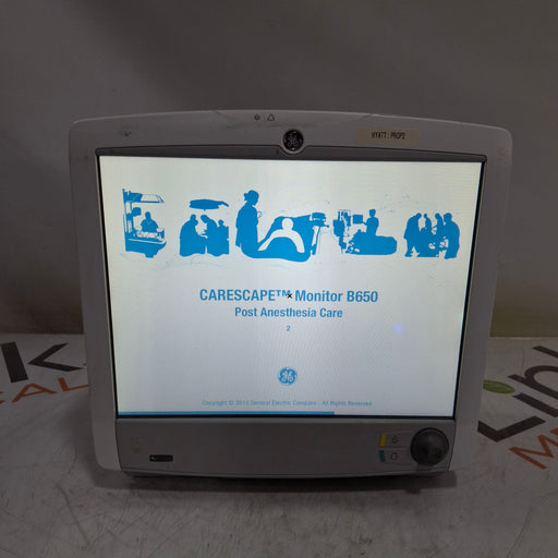 GE Healthcare GE Healthcare Carescape B650 Post Anesthesia Care Patient Monitor Patient Monitors reLink Online