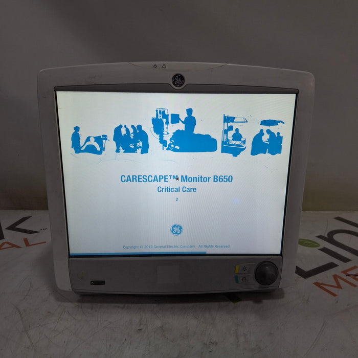 GE Healthcare Carescape B650 Critical Care Patient Monitor