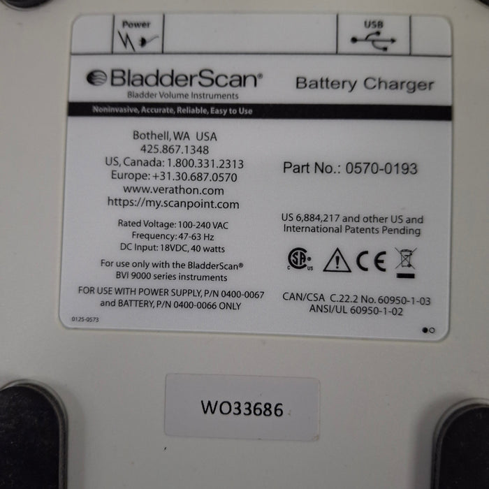 Verathon Medical, Inc BVI 9400 Bladderscan