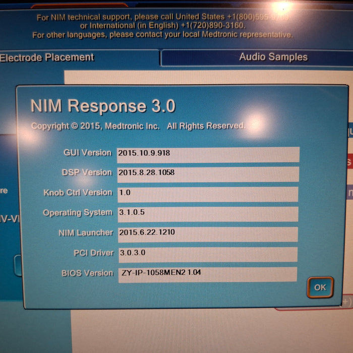 Medtronic NIM Response 3.0 Nerve Monitoring System