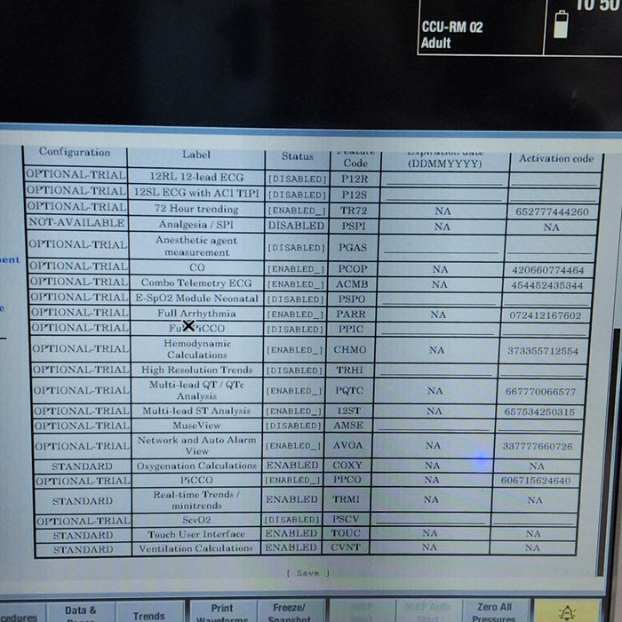 GE Healthcare Carescape B650 Critical Care Patient Monitor