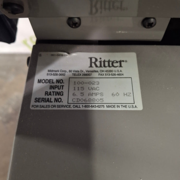 Ritter 100 Exam Table