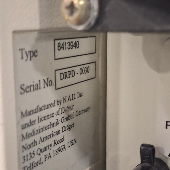 Draeger Medical Evita 2 Dura Ventilator