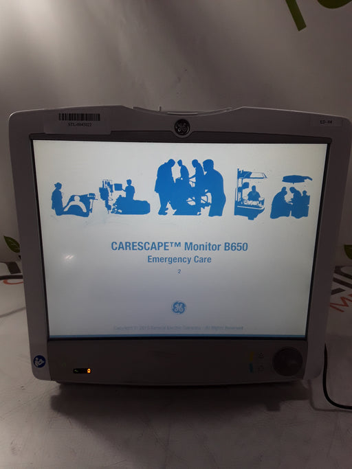 GE Healthcare GE Healthcare Carescape B650 Emergency Care Patient Monitor Patient Monitors reLink Online