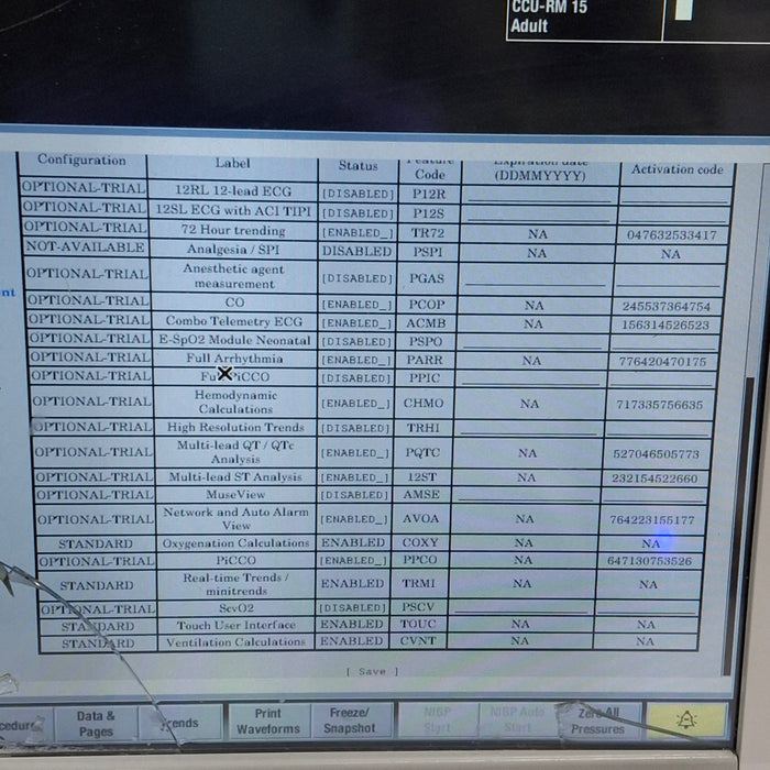 GE Healthcare Carescape B650 Critical Care Patient Monitor