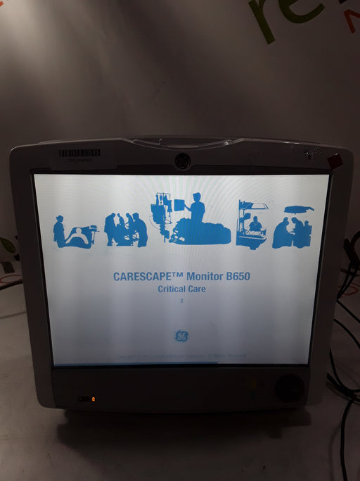 GE Healthcare GE Healthcare Carescape B650 Critical Care Patient Monitor Patient Monitors reLink Online