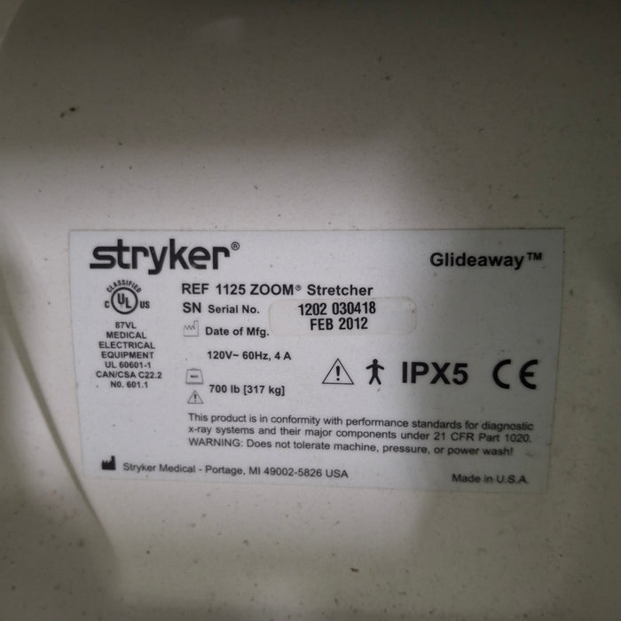Stryker 1125 ZOOM Prime Series Stretcher