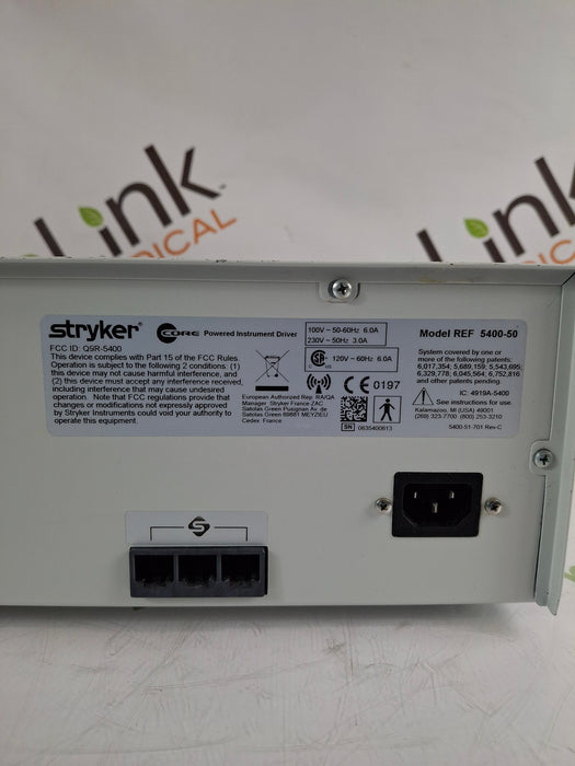 Stryker 5400-050 Core Powered Instrument Driver