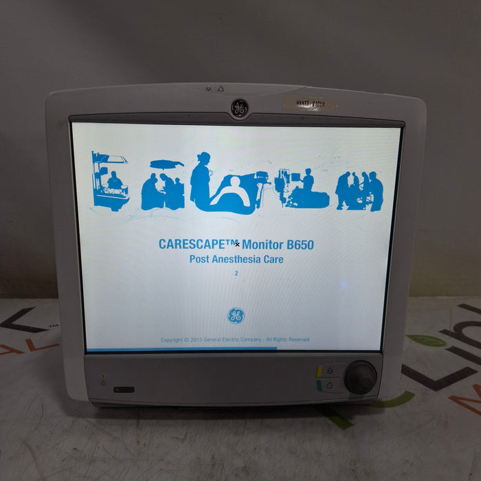 GE Healthcare Carescape B650 Post Anesthesia Care Patient Monitor