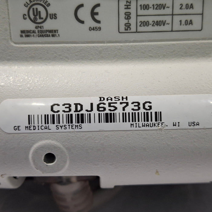 GE Healthcare Dash 4000 - Masimo SpO2 Patient Monitor