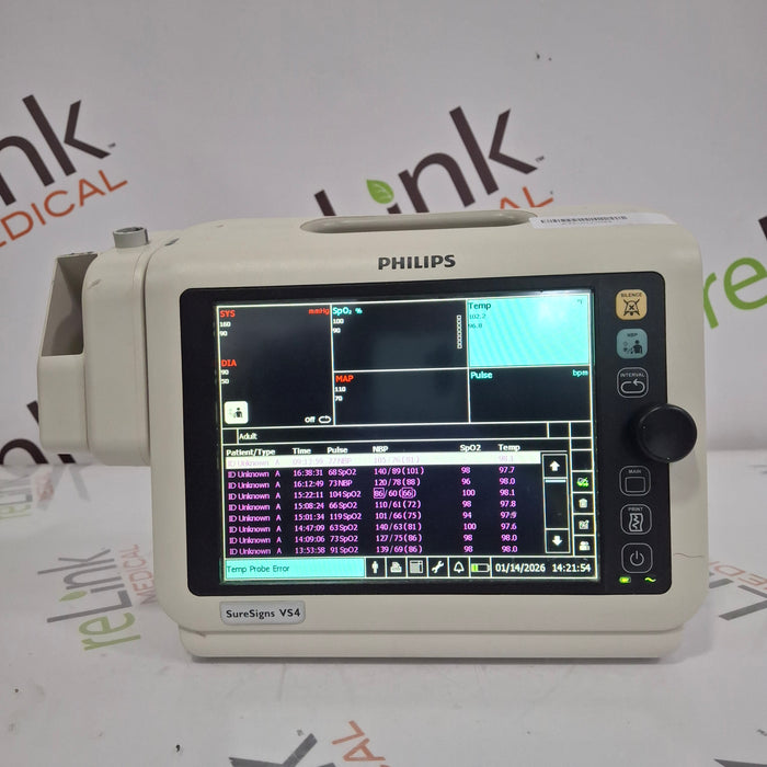Philips SureSigns VS4 Vital Signs Monitor