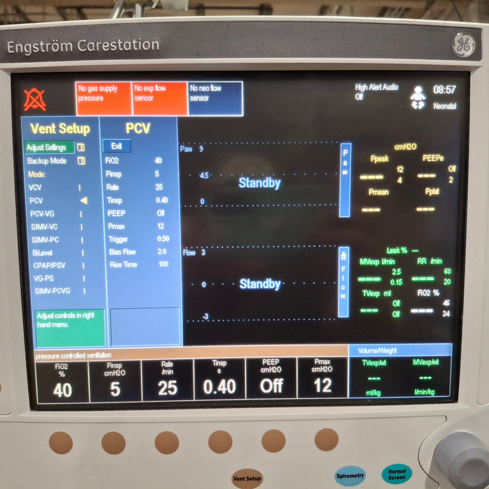 GE Healthcare Engstrom Carestation Ventilator