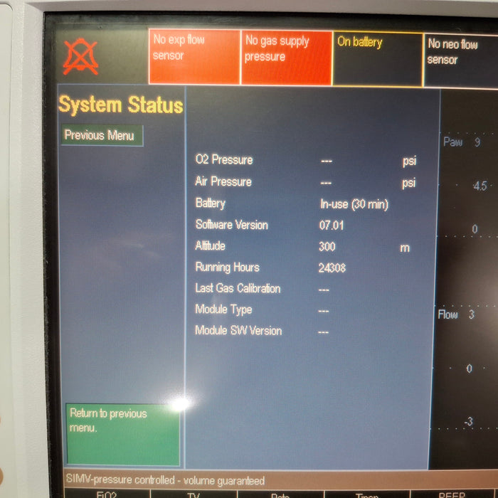 GE Healthcare Engstrom Carestation Ventilator