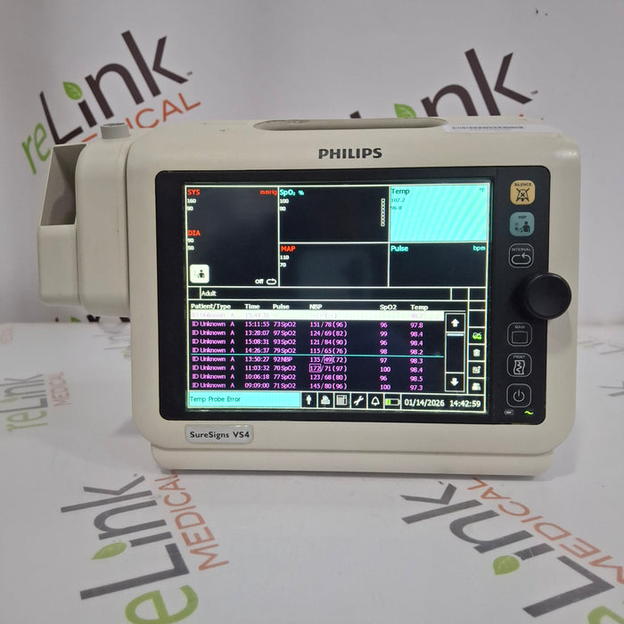 Philips SureSigns VS4 Vital Signs Monitor