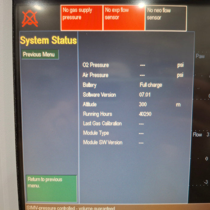 GE Healthcare Engstrom Carestation Ventilator