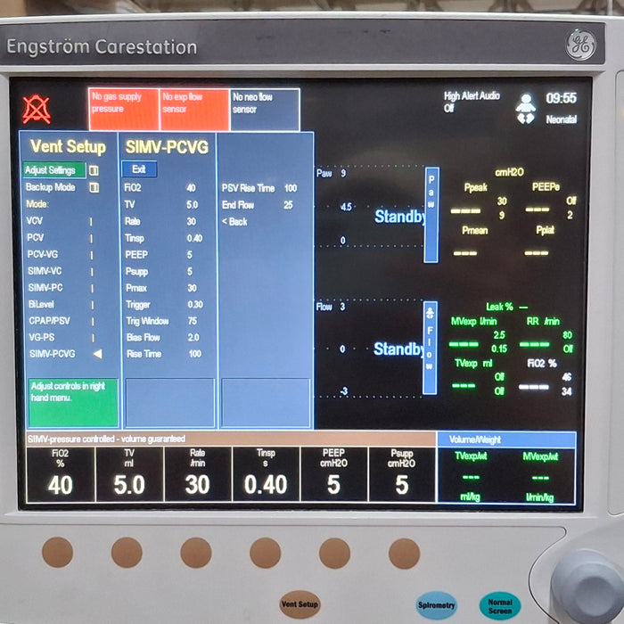 GE Healthcare Engstrom Carestation Ventilator