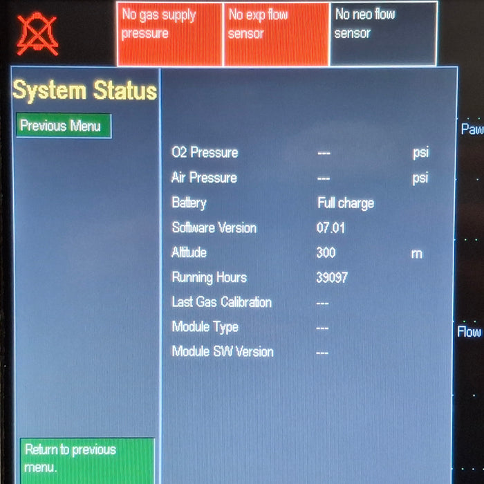 GE Healthcare Engstrom Carestation Ventilator