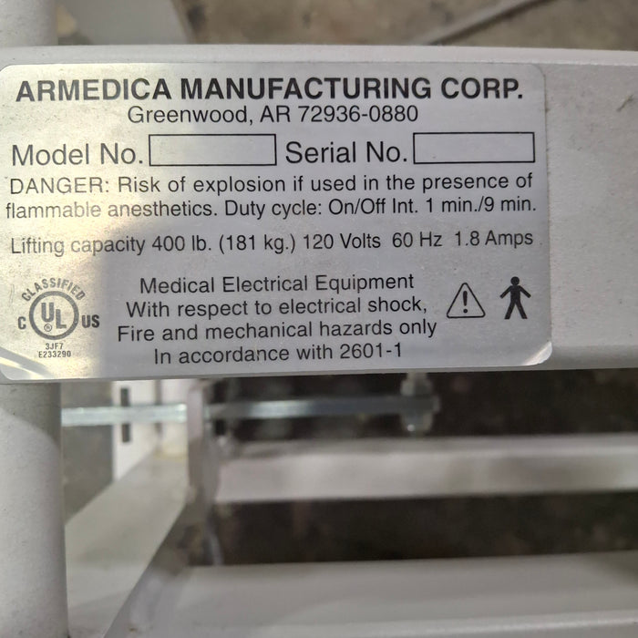 Armedica Performa 3-Section Treatment Table