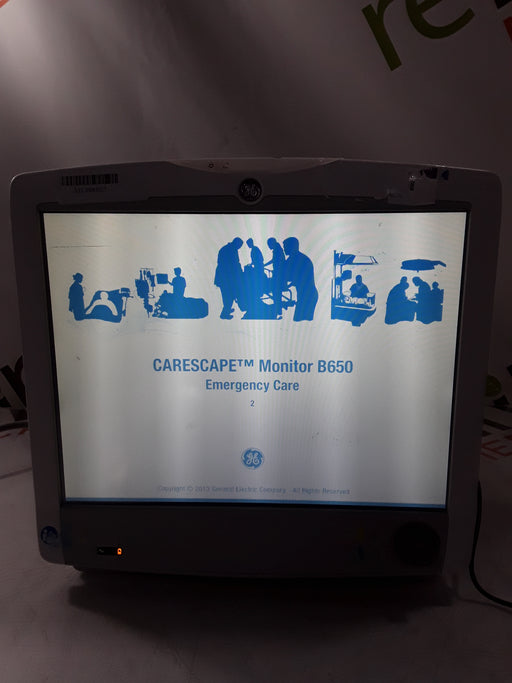 GE Healthcare GE Healthcare Carescape B650 Emergency Care Patient Monitor Patient Monitors reLink Online