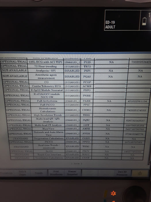 GE Healthcare Carescape B650 Emergency Care Patient Monitor