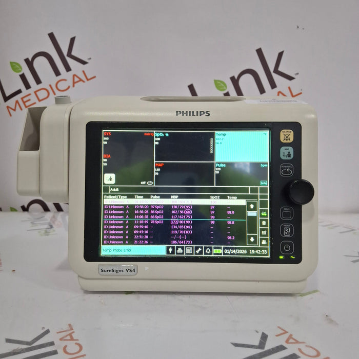 Philips SureSigns VS4 Vital Signs Monitor