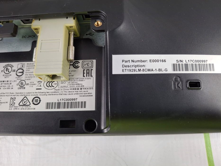 Elo Touch Solutions ET1929LM 19" Touch Screen Monitor