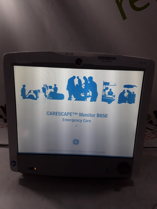 GE Healthcare GE Healthcare Carescape B650 Emergency Care Patient Monitor Patient Monitors reLink Online