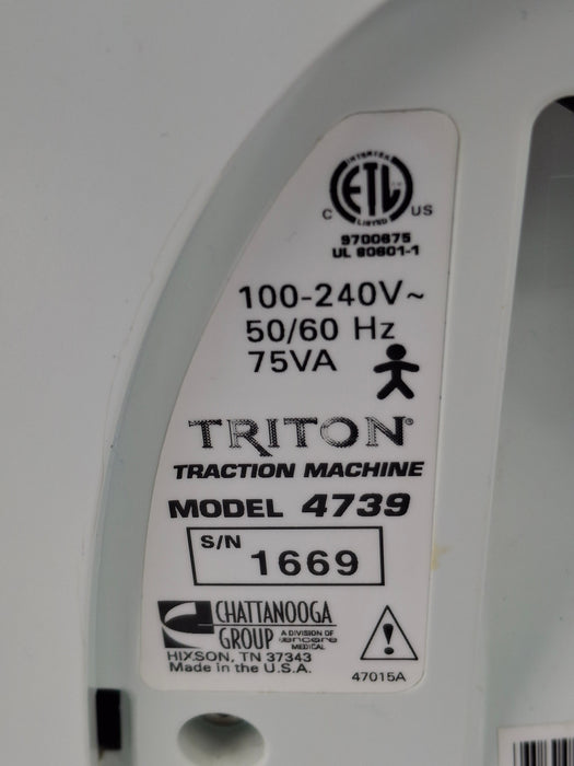 Chattanooga Group Triton 4739 Traction Machine