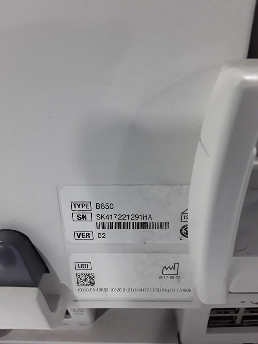 GE Healthcare Carescape B650 Emergency Care Patient Monitor