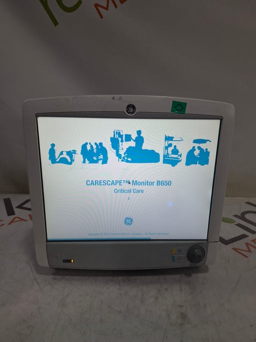 GE Healthcare GE Healthcare Carescape B650 Critical Care Patient Monitor Patient Monitors reLink Online