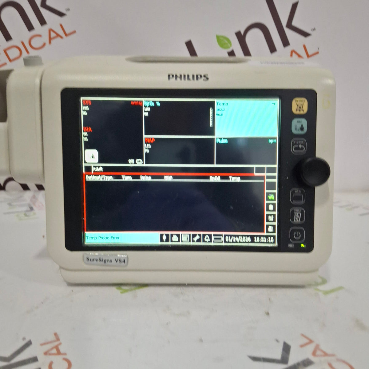 Philips SureSigns VS4 Vital Signs Monitor